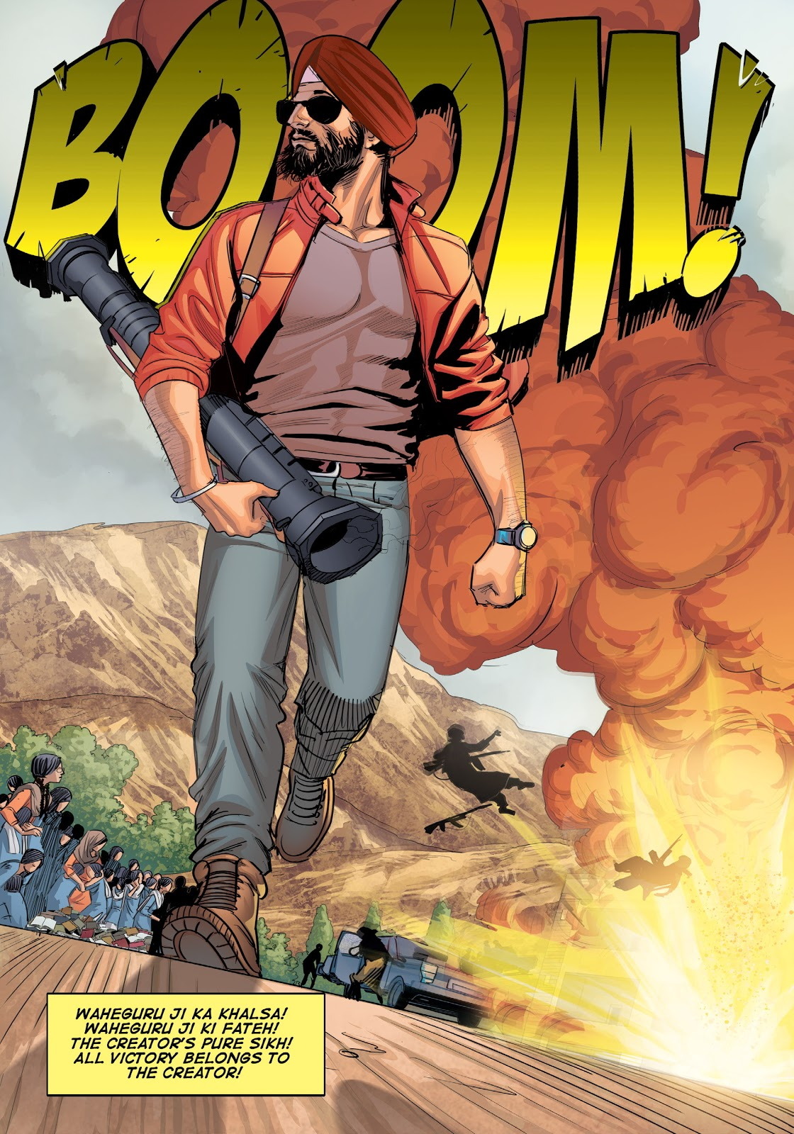 superheroesincolor:  Super Sikh (2015)  “A comic book series starring Secret Agent