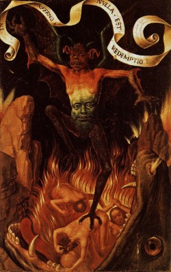 t0mbs:  Hell by Hans Memling 