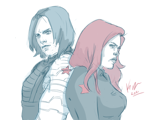 black widow and the winter soldier