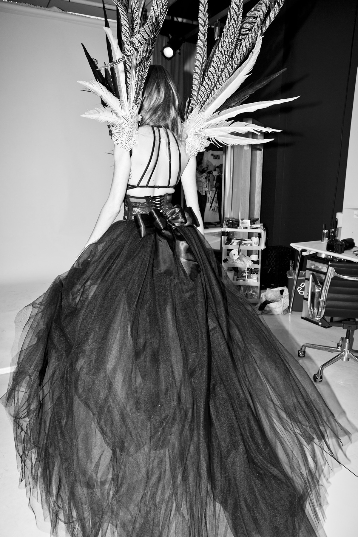 senyahearts:  Behati Prinsloo - Victoria’s Secret 2014 Fashion Show Fitting  Photographed