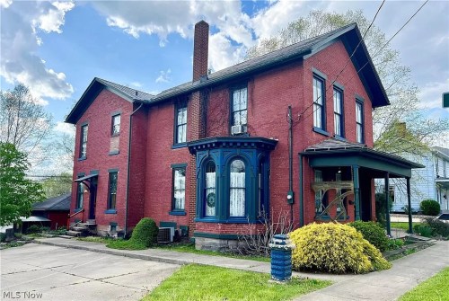 magicalandsomeweirdhometours: OMG, I love this 1880 Moody Gothic Beauty in Millersville, Ohio, that 