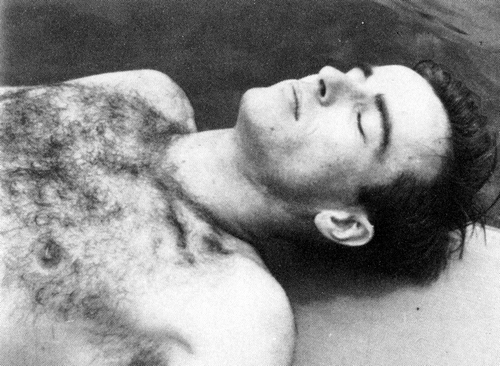 Montgomery Clift relaxes on a boat off the coast of Long Island