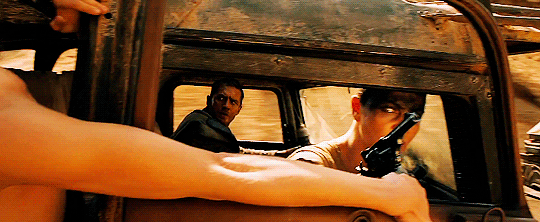 zombeesknees:  fuckyeahisawthat:  Mad Max: Fury Road Furiosa + Rage   Murder faces