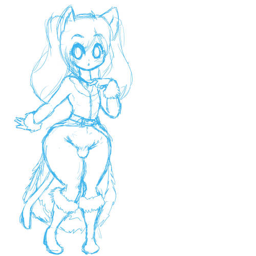 asknikoh:    14/02 (A.K.A. Valentine) Stream doddles.   Dressing up NekoH for his date with Ailin.  