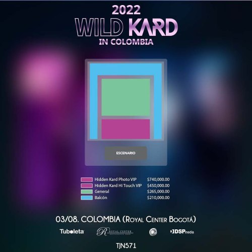 220517 [IG] @official_kard:  [#KARD]anuncia concierto en Bogotá  "2022 WILD KARD in COLOMBIA&qu