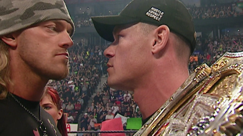 fishbulbsuplex:Edge vs. John Cena