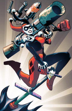 elvajane:  Harley Quinn - Bat Juicer - Commission by *EryckWebbGraphics 