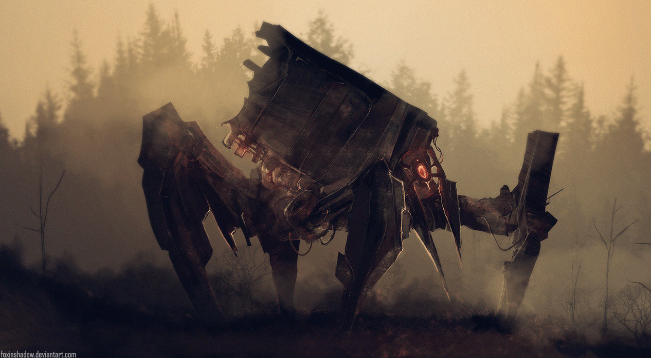 foxintwilight:  Lasso Tool fun once again :3 Crab robot, circa 2 hours