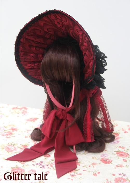 Lace bonnet _____________For more information, please visit our facebook page:www.facebook.c