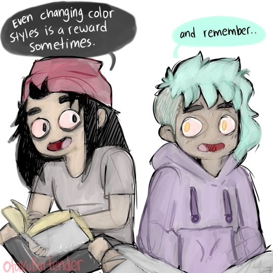 allaboutstupid: CoNsiSteNcY You’ll find your style.  Just keep drawing.  