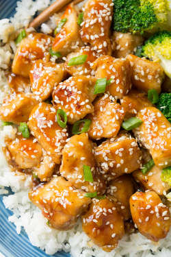 do-not-touch-my-food:  Honey-Sesame Chicken