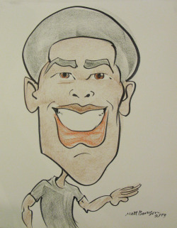 These are caricatures that I did at a birthday