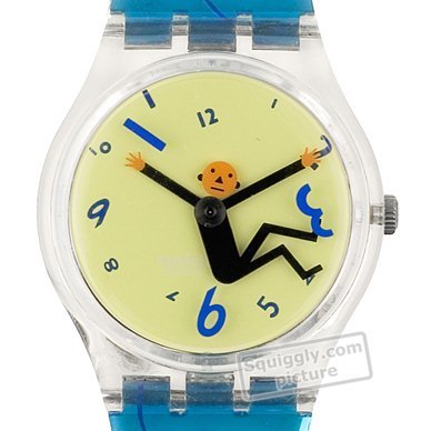 randomitemdrop:Item: wristwatch containing a bored but hardworking Pixie that points at the time for