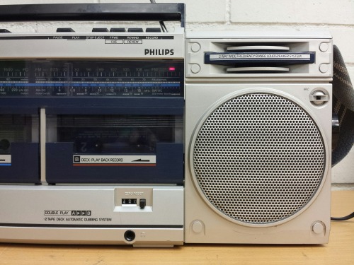 Philips Super Tandem D8334 Ghetto Blaster, 1984