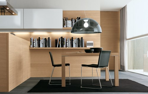 {Some lunch-time kitchen inspiration courtesy of Poliform&rsquo;s Varenna. Euro-modern can come acro