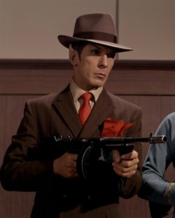 thefingerfuckingfemalefury:  cheskamouse:  thefingerfuckingfemalefury:  Damn Vulcan mafia…  Mr.Spock did not choose to be a part of the Thug life, The Thug life, after much debate, logically chose Mr.Spock.  