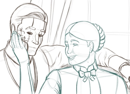 A Couple WIPs Of Comic Panels
