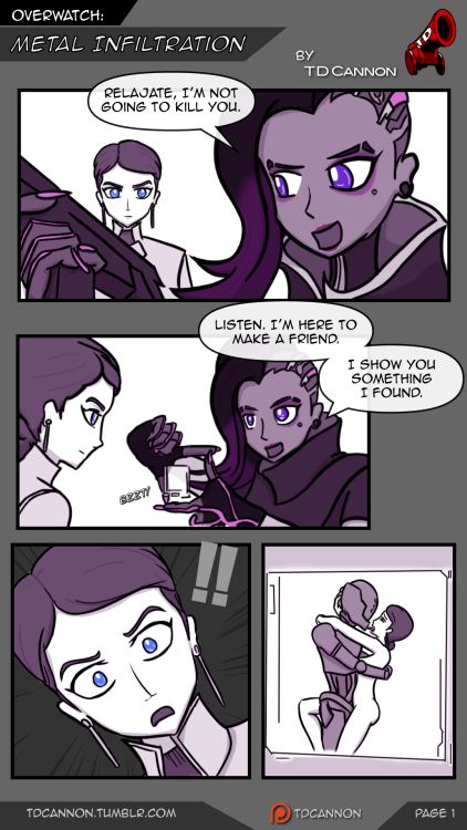 Porn Sombra comic (Ongoing) gets an update! Page photos