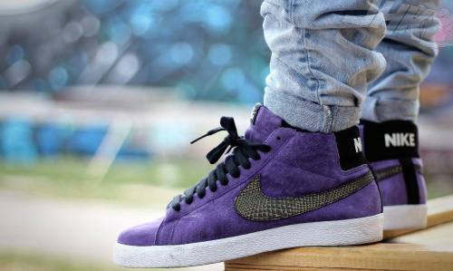 Nike SB Blazer Mid 'Purple Rain' (by Alvaro... – Sweetsoles – Sneakers,  kicks and trainers.