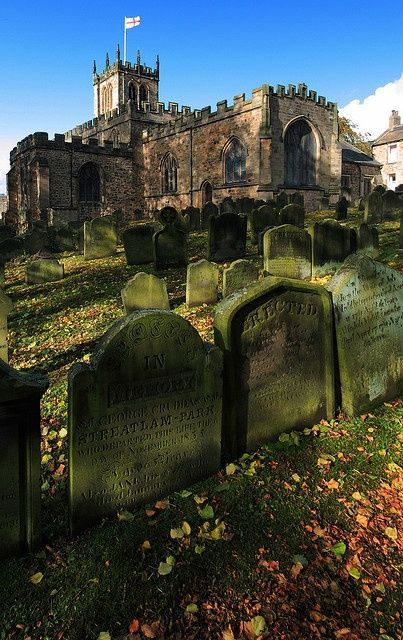 Barnard Castle, England - has its own graveyard adult photos