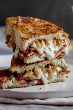 do-not-touch-my-food:  Bacon and Brie Grilled