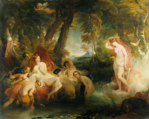Venus in Search of Cupid Surprises Diana, by William Hilton, Wallace Collection, London.