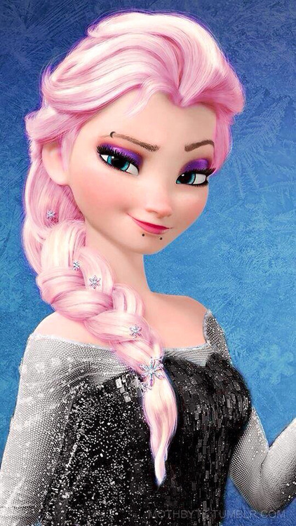firequeensrules:  Elsa’s alternative looks :) 