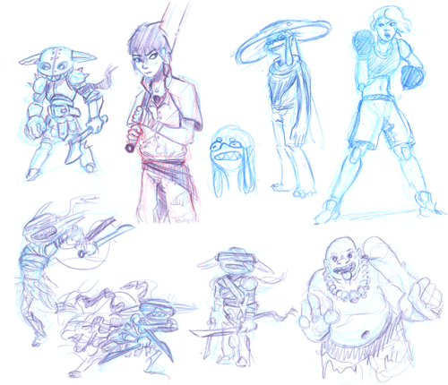 It’s sketch-dump time 