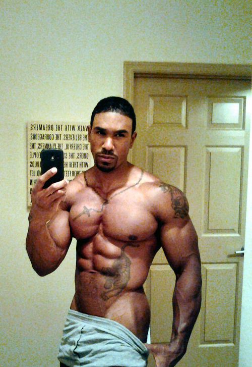 Porn Pics dominicanblackboy:  Gorgeous sexy hot muscle