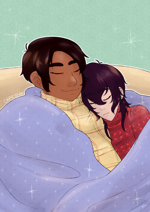 Throws myself through the window to bring you some soft Hunk and Keith content. Here’s my gift for @