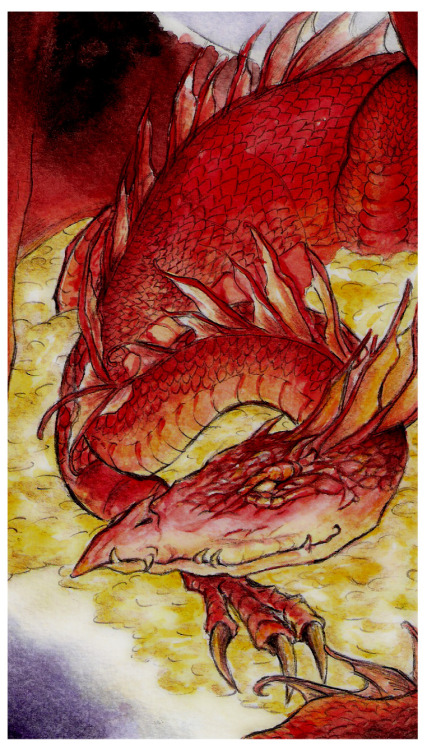 Smaug  (via The Hobbit - Smaug by Naivara on deviantART)
