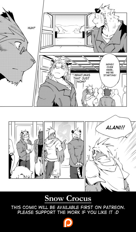 metokuron:  Hey everyone! This is a preview for my story Snow Crocus, a story I’m drawing out at my patreon on https://www.patreon.com/metokuron The full chapter will be posted there later this week~ if you like this sort of content, please support