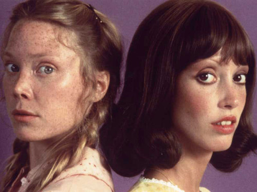 retropopcult:  Sissy Spacek and Shelley Duvall, 1977 