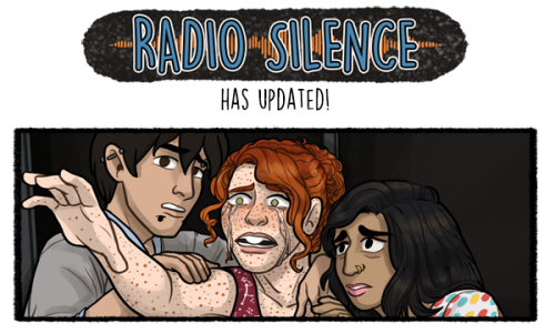 radiosilencecomic:Radio Silence has updated!Threats aren’t veiled anymore.New to Radio Silence