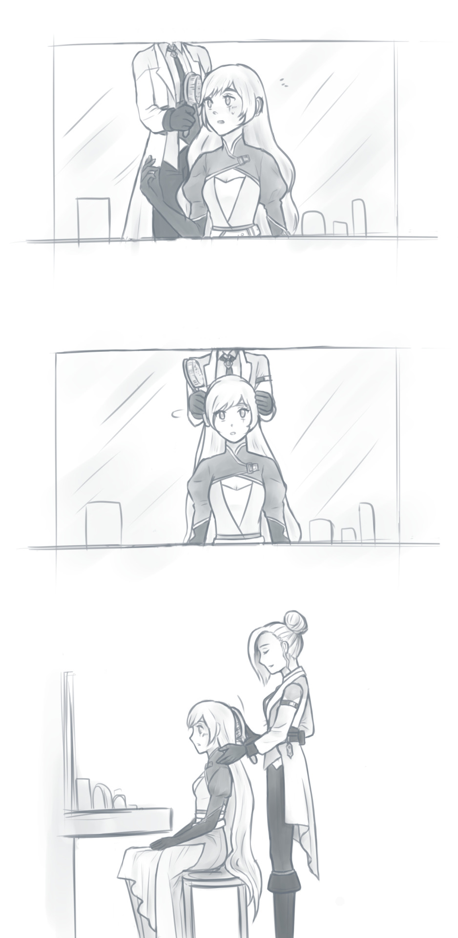 Braid Imagine Winter Low-key Likes To Play With Her Sisters Hair And Did It A Lot When They Were Smallupdate