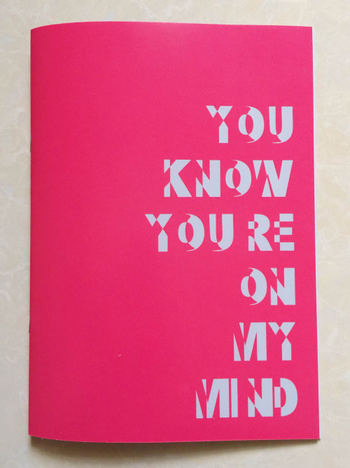 delilahduong:Because of some “accidental” printing, I have 2 copies of this lyric book, and so I’d l