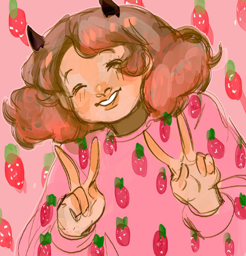 Art Fight Attack - Strawb For @fraberry-stroobcake !