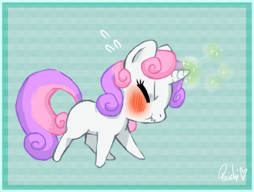 Porn photo paichi-art:  OMG Sweetie Belle trying to