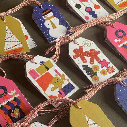 New holiday gift tags coming soon! If you’re coming to tomorrows pop up at @tinydeerstudio I will ha