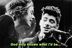thegos:Zarry serenading each other (✿◠‿◠) Part 2 (1)