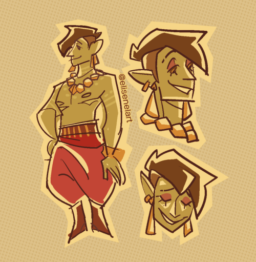 Testing out a more loose style with fantasy high charas