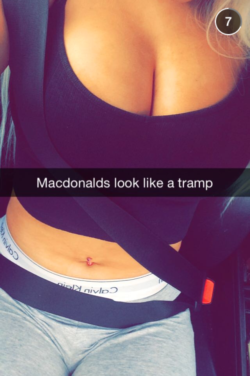 veryabusivedaddy: If I worked at McDonald’s I would bring this slut into the back room and fuck her 