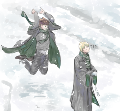 Raven wings — Scorbus snowball fight! LOOK OUT SCORP – (a draw...
