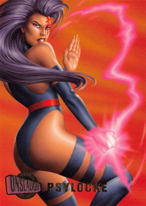 comicbooktradingcards:Character Spotlight | Psylocke | Part 2