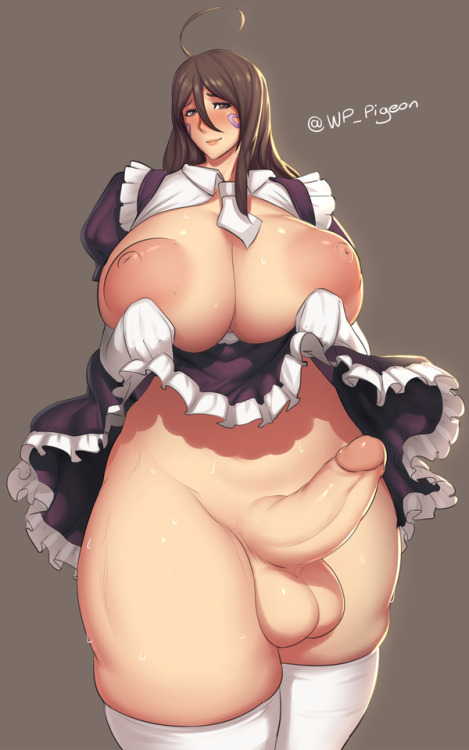 waterproof-pigeon: Skuld in maid uniform commissioned by lablueskuld!