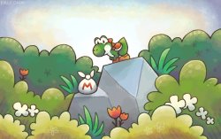 kilabytes:  Yoshi   Super Mario by Paleona 