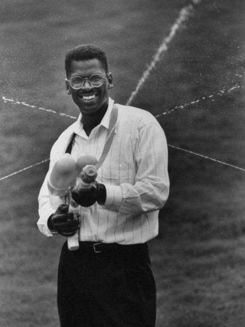 aiiaiiiyo:In recognition of Black History Month, Dr. Lonnie Johnson with his creation THE SUPER SOAK