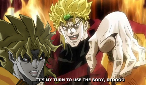 Jojo's Bizarre Adventure shatposts — Dio meme and the screenshot I