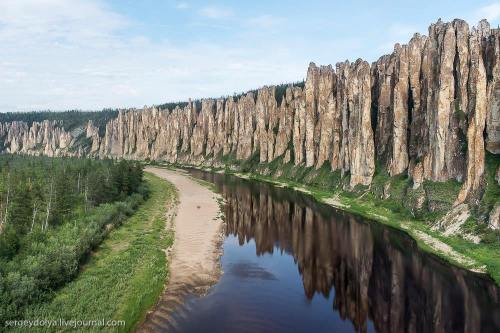 The Pillars Of TimeIf you travel 60 km up the Lena river from Yakutsk, Russia, you’ll encounter a mo