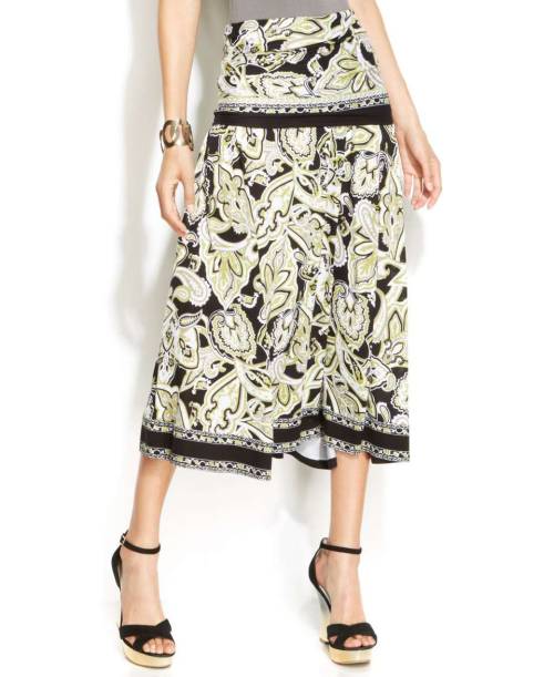 INC International Concepts Printed Convertible Midi SkirtShop for more Skirts on Wantering.